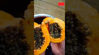 வீட்டில் பழுத்த பப்பாளி 🌴🌴💢#food #papaya #shortsfeed #cutting #shorts