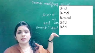 format modifiers in printf | format specifiers | c programming