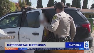 L.A. County Sheriff's Department arrest 16 suspects in retail theft sting