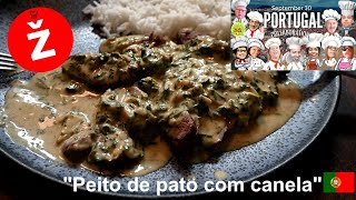 Collaboration Portugal - Peito de Pato com Canela (duck breast with great sauce with cinnamon)