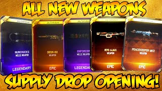 BLACK OPS 3 *ULTIMATE* SUPPLY DROP OPENING! NEW WEAPONS, SNIPER, MELEE, & MORE! (BO3 Opening)