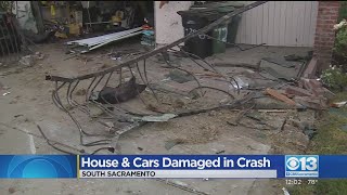 Chase Leads To Crash In South Sacramento