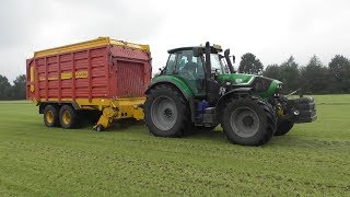 Gras inkuilen met Deutz-Fahr \u0026 Schuitemaker