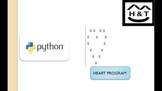 Python pattern program - Print a Heart using python.
