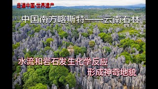 走遍中国·世界遗产03：云南石林，流水溶蚀了岩石形成神奇地貌