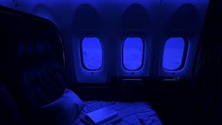 Luxury Jet White Noise for Sleep | Relax on a Private Night Flight