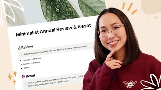 LẬP KẾ HOẠCH CHO MỘT NĂM MỚI THÀNH CÔNG (+free template) | Annual Review & Reset
