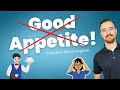 Good appetite! ❌ (Basic English for Serving Food)