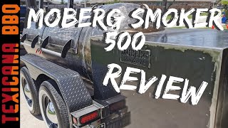 BBQ Smoker Review | MOBERG SMOKER 500  offset smoker