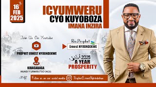 16/2/2025/16:00 ICYUMWERU CYO KUYOBOZA IMANA INZIRA -ITERANIRO RYAKABIRI 2-REV PROPHET NYIRINDEKWE N