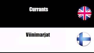 Finnish-English - Marjat