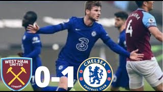 West Ham 0-1 Chelsea • Timo Werner Goal Gives Chelsea Win After Balbuena Red Card- Review