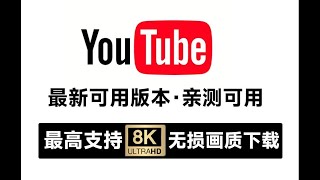 Youtube视频最新下载器！亲测可用，支持8K画质批量解析，无广告免安装，油管视频下载工具