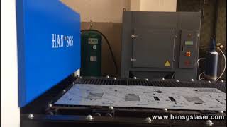 Laser cutting machine in argentina HANS GS LFDS3015 2000KW