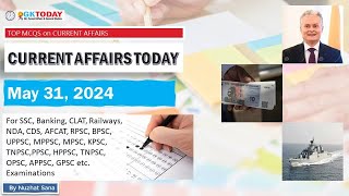 31 May 2024 Current Affairs by GK Today | GKTODAY Current Affairs - 2024 March