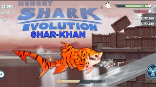 Alert !! Shar-Khan_is_coming....|| Hungry shark evoluyion gameplay walkthrough||#thewolf❤️❤️