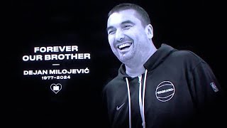Warriors Tribute to Late Assistant Coach Dejan Milojević