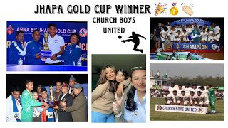 6th Jhapa Goldcup Winnwr Church Boys United🥇|I came from Pokhara for the final!!😇|Finalko ramailo