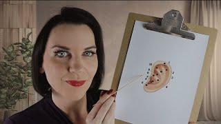 ASMR Ear Seeds (ear inspection, cleaning and ear seed placement)