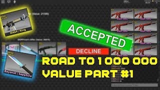 Scammer Scams 700 Worth Of Skins In Counter Blox Freeflamingmeteor - getting a rare knife counter blox roblox offensive youtube