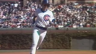 1984 NLCS Gm1: Dernier hits leadoff homer for Cubs