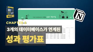 [노션 입문] 3개의 데이터베이스가 연계된 성과 평가표 | 20가지 템플릿으로 배우는 노션 Notion #16