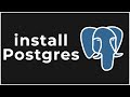 Install & Set up PostgreSQL (Simple and Easy)