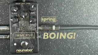 Neunaber Immerse Reverberator Review Demo - BestGuitarEffects.com