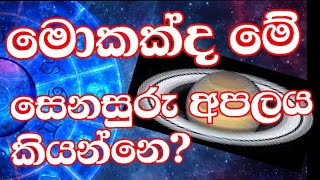 මොකක්ද මේ සෙනසුරු අපලය කියන්නෙ?Sarath chandra astrology@Tnl tv Live-2021-12-23