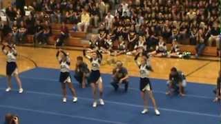 Helias 2012-2013 Homecoming Senior cheerleaders \u0026 football players dance