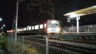 【2023.11.11】JR西日本奈良線205系1000番台(204-1002)NE406編成普通京都行き黄檗駅に到着·発車シーン。