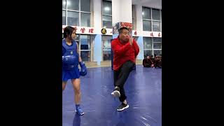 Shaolin : Sanda sweep kick training