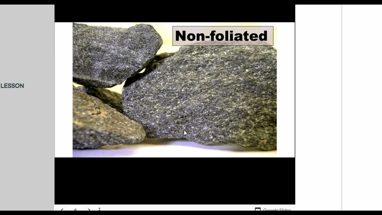 Foliated Metamorphic Rock Examples