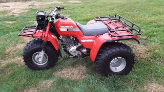 1987 Honda ATC 250ES Big Red Walk Around