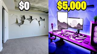 Transforming My BEST FRIENDS EMPTY Room into His $5,000 DREAM Gaming Setup