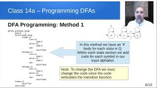 ETEC3402 - Class 14a - Programming DFAs