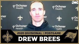 Drew Brees on Playoff Loss, Future | Saints-Bucs Postgame