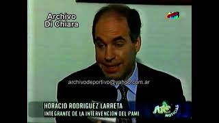 DiFilm - Horacio Rodriguez Larreta asume como Interventor del PAMI 1999