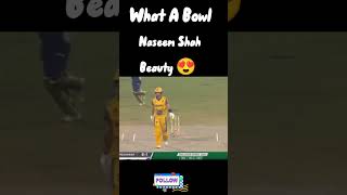 Naseem Shah Attacking Bowling 🔥 | Naseem Shah On Fire | Cricket #cricket #psl7 #ipl #shorts