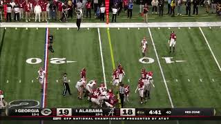 Georgia fans Barking at the 2022 National Title game.