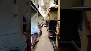 Pune to nagpur garib rath express 3rd AC sleeper coach inside #shorts