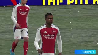 E futeboll 2025  virada épica  do arsenal 4 vs 2 Tottenham