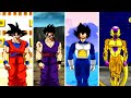 Evolution of Goku vs. Gohan vs. Vegeta vs. Frieza