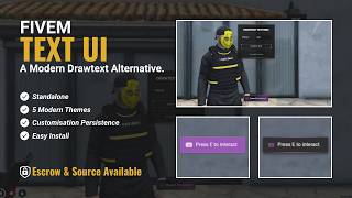 BOII | Text UI Script - Clean, Modern Drawtext UI System for FiveM