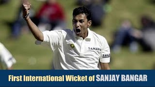 SANJAY BANGAR | First International Wicket | 3rd ODI | ENGLAND tour of INDIA 2002
