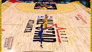 Stephen Curry Hits a Logo Three - Team LeBron vs Team Durant - 2021 NBA All-Star Game