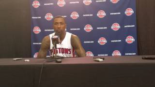 Pistons' KCP talks summer, 3-point shooting