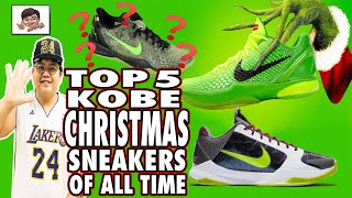 BEST KOBE CHRISTMAS SNEAKERS OF ALL TIME - TOP 5 GREATEST KOBE BRYANT XMAS SHOES IN HISTORY - PROTRO