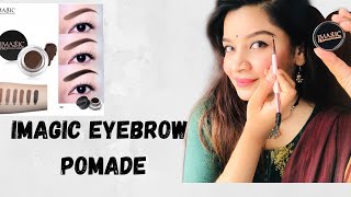 Imagic eyebrow pomade review | how to draw unplugged eyebrows | khai khai by shithy