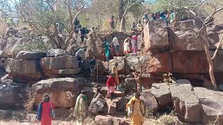 శ్రీశైలం పాదయాత్ర భీముని కొలన్ మెట్లు Bheemuni kolanu in srisailam padayatra, #Srisailam 2023